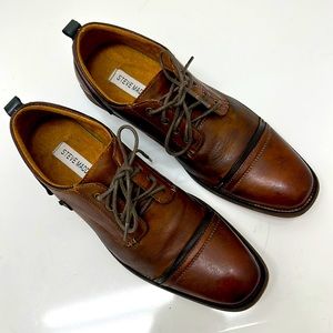 Steve Madden Jamyson brown leather oxford’s. Size 7. Gently worn dress shoes